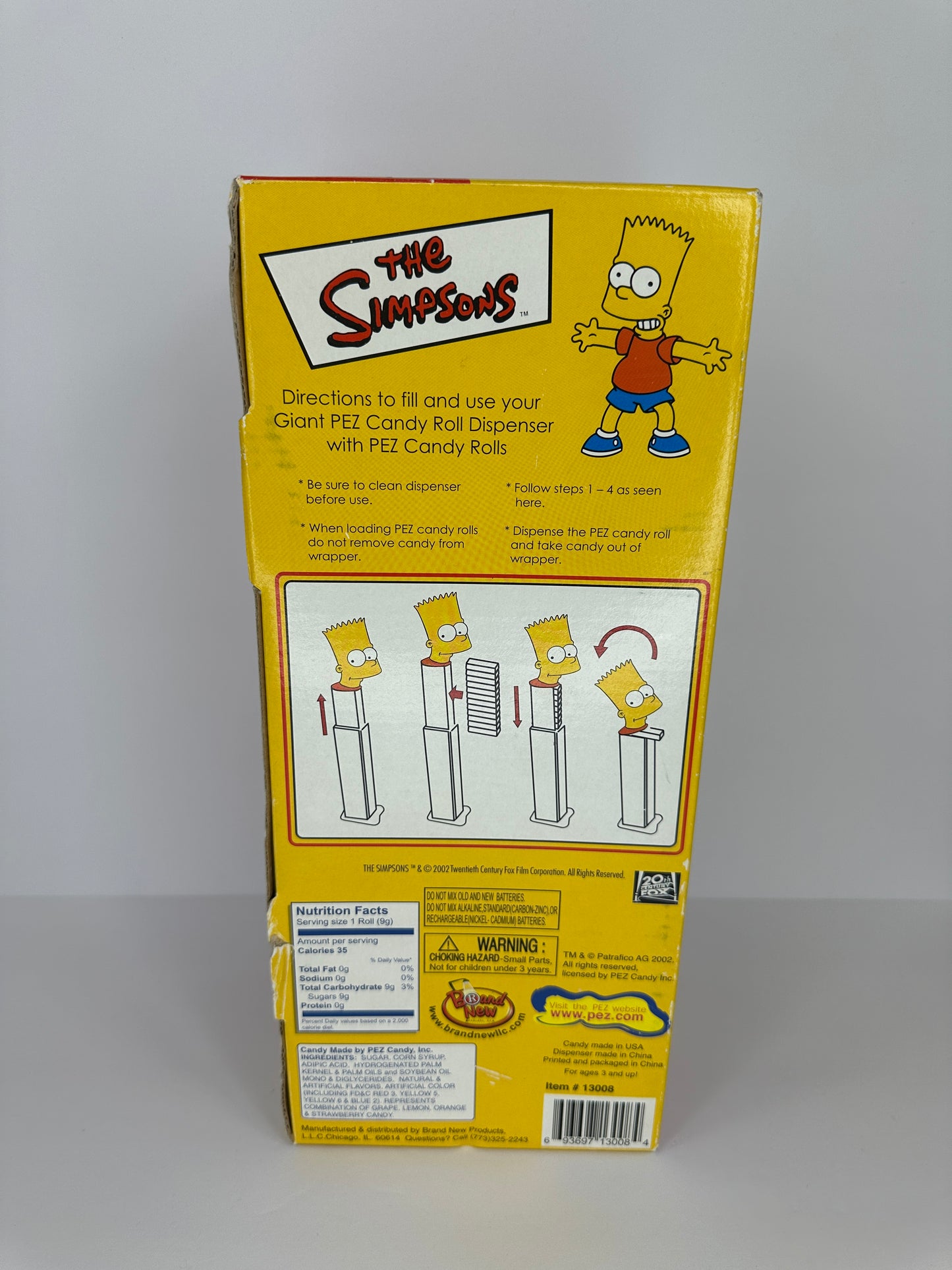 Bart Simpson Giant PEZ