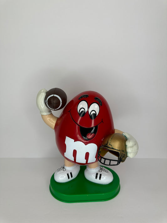 M&M’s Red Gold Helmet Football Dispenser